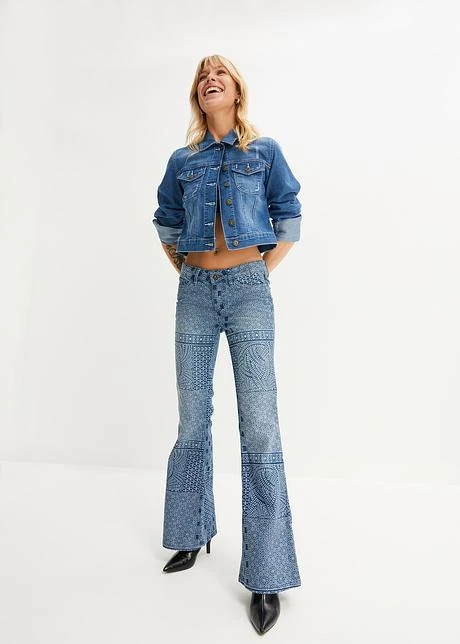 Rainbow Jean Flare Avec Mélange De Motifs 4 Rainbow Jean Flare Avec Mélange De Motifs – Image 4