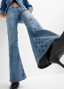 Rainbow Jean Flare Avec Mélange De Motifs 12 Rainbow Jean Flare Avec Mélange De Motifs -Mode Femme 23217591 XqlK7Tmv