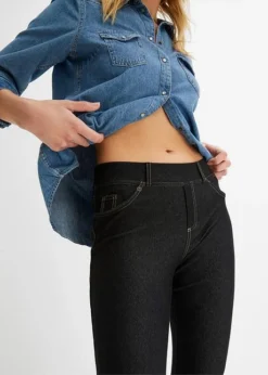 Rainbow Legging Effet Jean Avec Zips -Mode Femme 23217788 yl4bIlDv