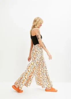 Rainbow Pantalon Palazzo Ample à Imprimé Floral -Mode Femme 23217855 tLchTdZp