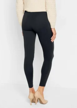 Legging Avec Taille Confortable Et Zips Décoratifs -Mode Femme 23219059 Lw18gVQO