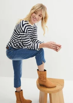 Corsaire En Jean Confort Stretch -Mode Femme 23221306 YMi0fY5Y