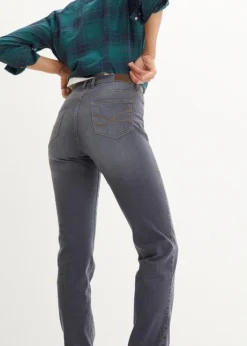 Jean Droit Mid Waist, Ultra Soft -Mode Femme 23221803 QKN0bpPO