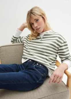 Jean Mid-waist Boyfriend, Extensible -Mode Femme 23221832 kmPjUFuD