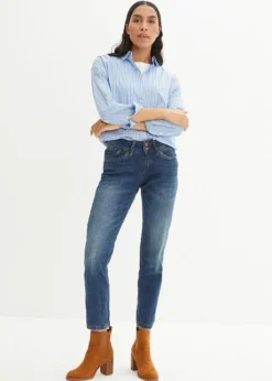 Jean Mom Mid Waist, Extensible 12 Jean Mom Mid Waist, Extensible -Mode Femme 23222146 1251T0np