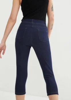 Legging Corsaire Imitation Jean -Mode Femme 23222374 Mg7hC1dJ