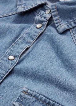 Chemise En Jean Manches Longues 11 Chemise En Jean Manches Longues -Mode Femme 23222582 v9t2niYH