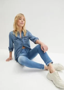Jean Soft-stretch 7/8 -Mode Femme 23222610 uRQf4Fm1
