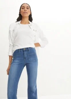 Jean Flared Taille Haute, Extensible -Mode Femme 23222720 RnHq15gA