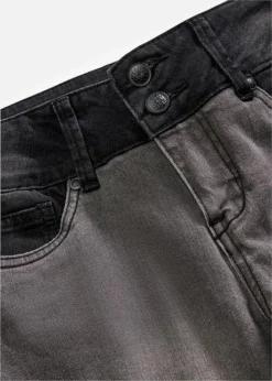 Rainbow Jean Skinny Bicolore Style Biker -Mode Femme 23222782 N7nd4faR