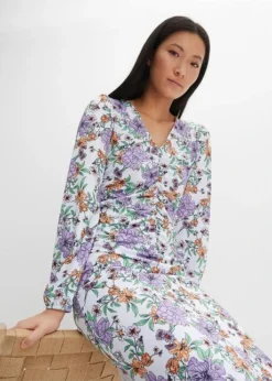 Robe En Jersey Avec Fronces -Mode Femme 23222953 yoVeZtLG