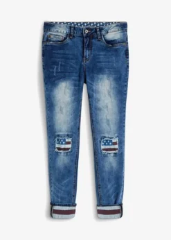 Rainbow Jean Skinny Avec Détail Drapeau