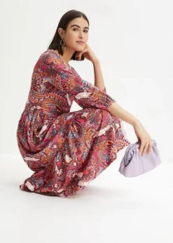 Robe En Jersey Avec Lien à Nouer -Mode Femme 23223681 lhv3L967