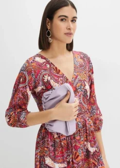 Robe En Jersey Avec Lien à Nouer -Mode Femme 23223688 vqUUGGCW