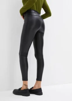 Pantalon PU étroit Avec Zips -Mode Femme 23224012 XKpgn1XK