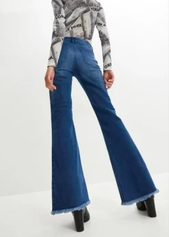 Rainbow Jean Flare Avec Base Effilochée -Mode Femme 23224588 OCDj0xZY