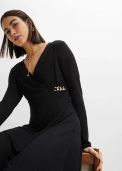 Robe En Jersey Avec Chaîne -Mode Femme 23224899 zh6cKOv5