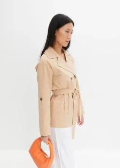 Rainbow Trench-coat Court -Mode Femme 23225360 fR5Yiaf7