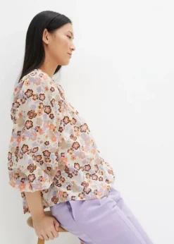 Rainbow Blouse Imprimée En Coton 15 Rainbow Blouse Imprimée En Coton -Mode Femme 23226037 wRMgEenV