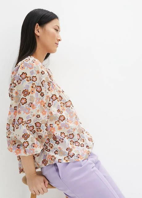 Rainbow Blouse Imprimée En Coton 8 Rainbow Blouse Imprimée En Coton – Image 8