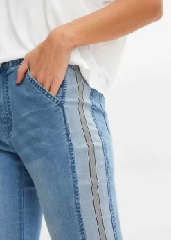 Jean Stretch Avec Empiècements Latéraux Contrastants 12 Jean Stretch Avec Empiècements Latéraux Contrastants -Mode Femme 23226669 C2mARBiM