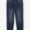 Jean Straight Taille Moyenne, Cropped