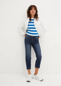 Jean Straight Taille Moyenne, Cropped -Mode Femme 23227848 wxR4ezQ7