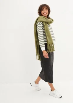 Jupe En Jean Midi Avec Fente -Mode Femme 23227868 DuIVBcHt