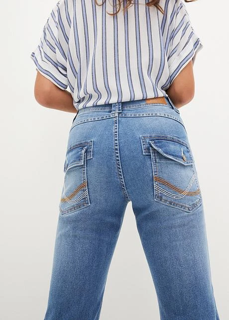 Jean Straight Taille Moyenne, Extensible 5 Jean Straight Taille Moyenne, Extensible – Image 5