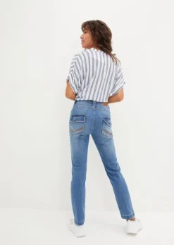 Jean Straight Taille Moyenne, Extensible 9 Jean Straight Taille Moyenne, Extensible -Mode Femme 23227884 qHzWvqwD