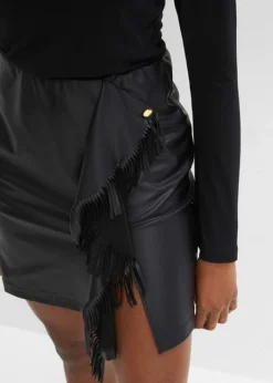 Jupe Crayon Avec Franges -Mode Femme 23228763 VYWfrJdy