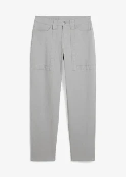 Pantalon En Twill à Poches Plaquées