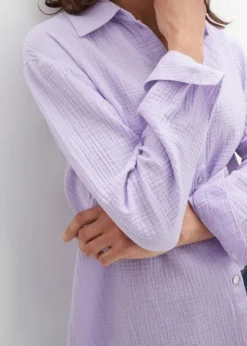 Blouse En Gaze De Coton -Mode Femme 23229980 cgLfKQUm