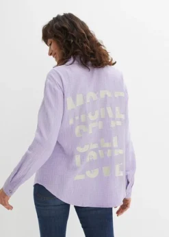 Blouse En Gaze De Coton -Mode Femme 23229984 gPYbYQJ5