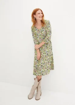 Robe Courte En Jersey Texturé, Avec Poches -Mode Femme 23230243 Tsbk2Opp