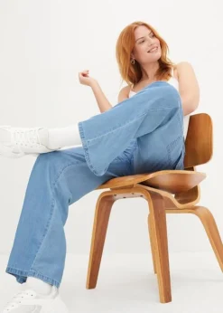 Jean Wide Leg, Taille Haute Et Confortable 12 Jean Wide Leg, Taille Haute Et Confortable -Mode Femme 23230267 z74jJXgq