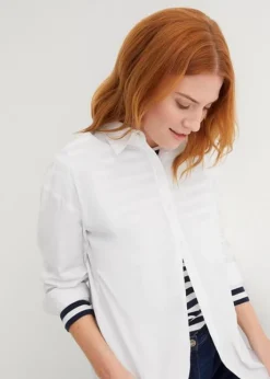 Blouse Décontractée à Patte De Boutonnage -Mode Femme 23230425 g2OlIWew