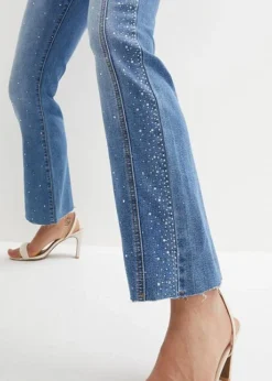 Jean Bootcut à Strass -Mode Femme 23230554 xG9qgUpD