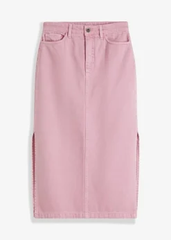 Rainbow Jupe En Jean Fendue Sur Les Côtés