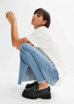 Rainbow Jean Flare Avec Détail Fente -Mode Femme 23231767 z2Mo5guI