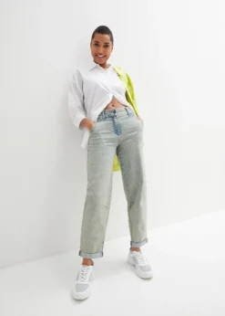 Jean Au Délavage Vintage -Mode Femme 23233377 flkUsLr5