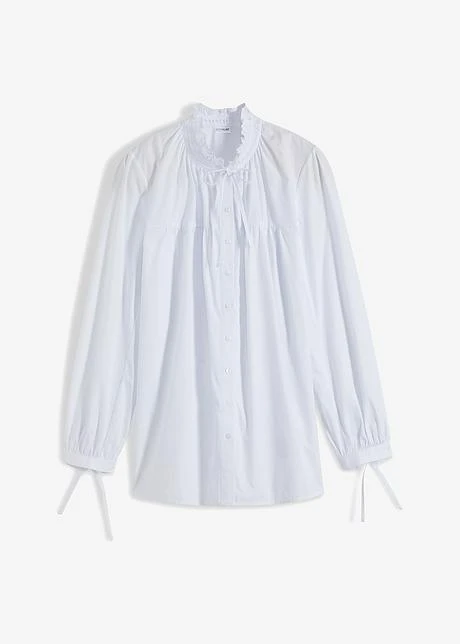 Chemisier Avec Détail Volanté 1 Chemisier Avec Détail Volanté