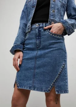 Rainbow Mini-jupe En Jean -Mode Femme 23234287 8rKfxT5N