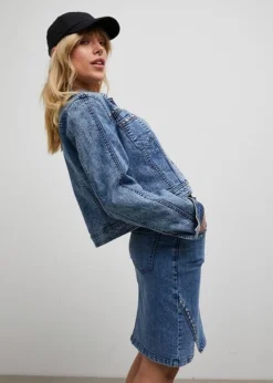 Rainbow Mini-jupe En Jean -Mode Femme 23234288 MTbTBUXh