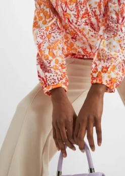 Blouse à Imprimé Floral 14 Blouse à Imprimé Floral -Mode Femme 23234448 Cqqb69Wt