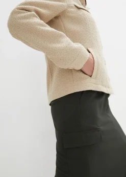 Veste Courte En Bouclé -Mode Femme 23234781 6QfYrPR1