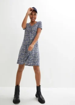 Robe En Jersey Flatteuse, Manches Courtes -Mode Femme 23234803 5UXTIqv0