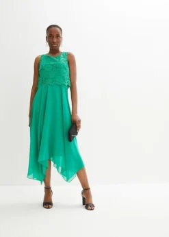 Robe En Chiffon Avec Dentelle Premium 13 Robe En Chiffon Avec Dentelle Premium -Mode Femme 23236563 xJx53ICU