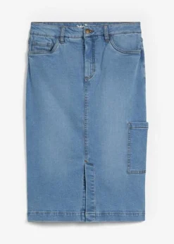 Jupe En Jean à Détails Worker