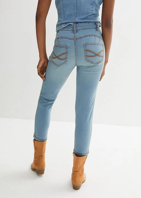 Jean Skinny Sculptant, Taille Moyenne, Cropped 3 Jean Skinny Sculptant, Taille Moyenne, Cropped – Image 3